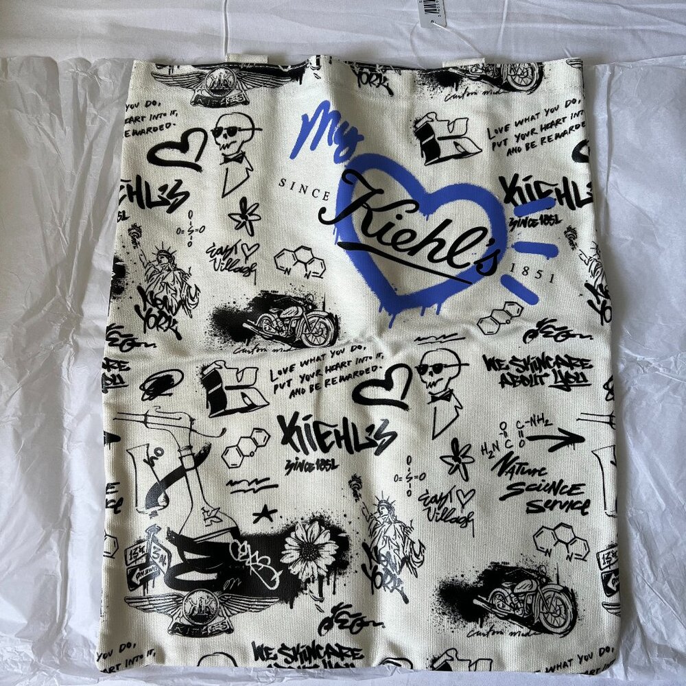 Brand New Kiehl's Graffiti Tote Bag